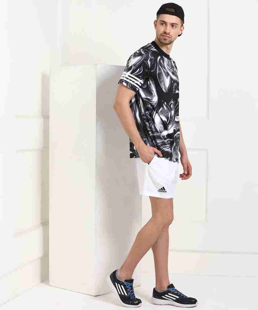 ADIDAS Self Design Men White Sports Shorts Buy ADIDAS Self Design Men White Sports Shorts Online at Best Prices in India Flipkart