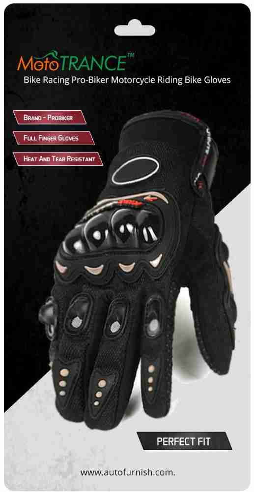 Branded gloves for hot sale bike