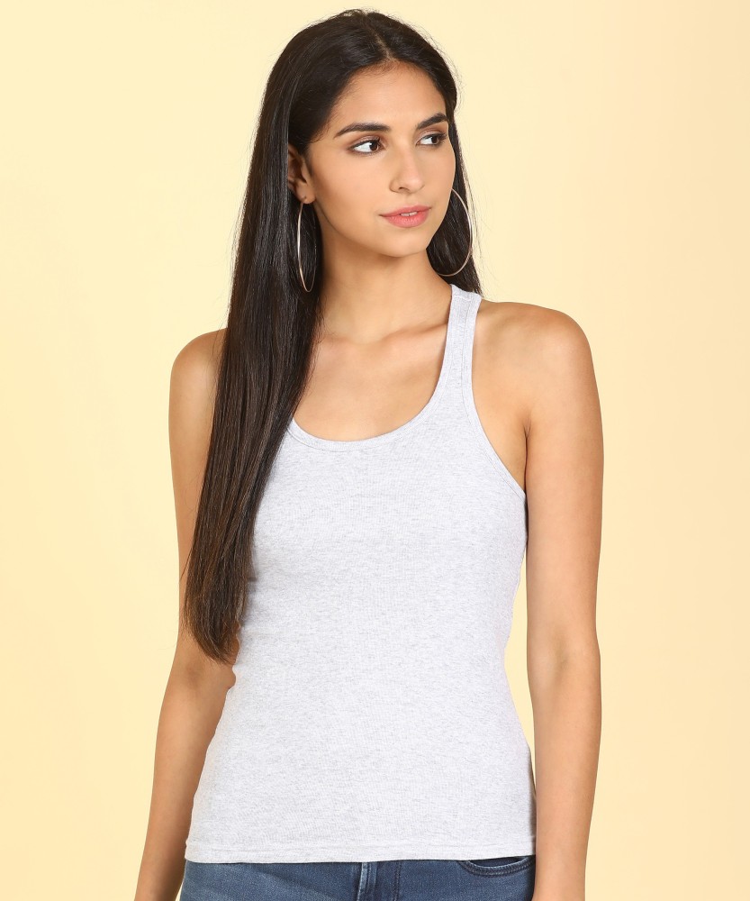 Sleeveless sale tops flipkart