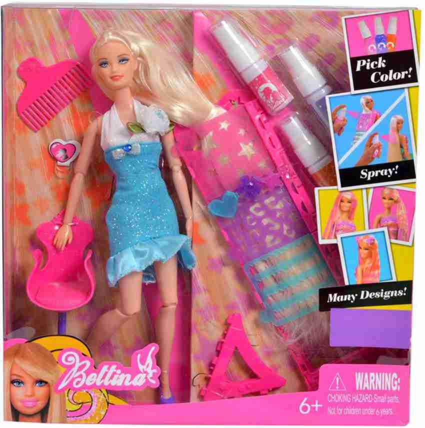Viha Doll Bettina Hair Color Design Salon Set with Accessories