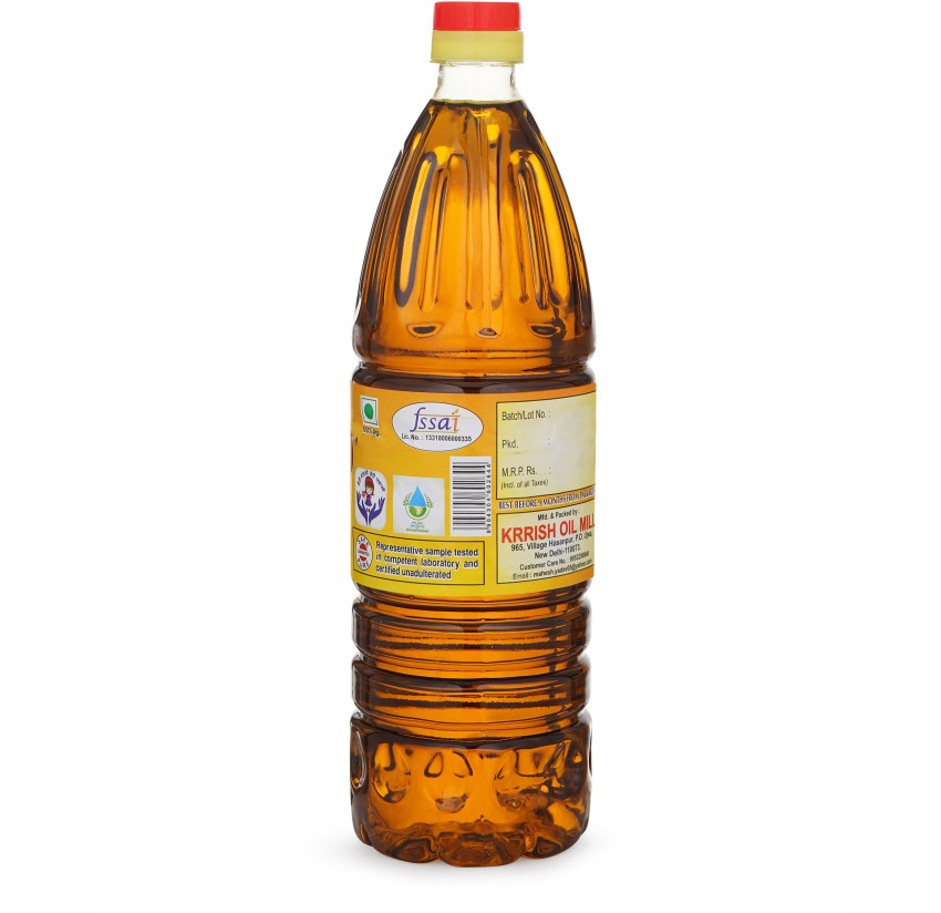Buy Patanjali Mustard Oil 1 ltr Bottle Online at Best Price. of Rs