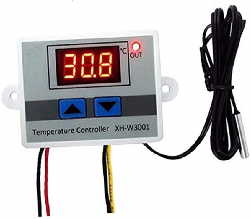 robocraze XH-W3001 220V 10A Digital Display LED Temperature Controller With  Thermostat Control Switch Probe Temperature Sensor and Controller  Electronic Hobby Kit Price in India - Buy robocraze XH-W3001 220V 10A  Digital Display
