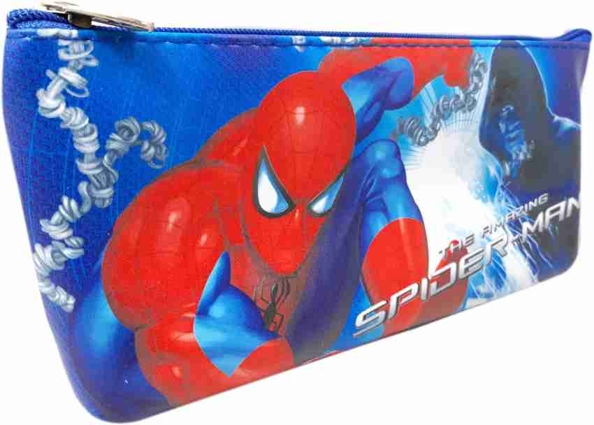 Cute Spiderman Zipper Box Pouch, Handmade Pouch, Makeup Bag,pen Bag,pencil  Bag ,crafts Supplies Box Pouch 
