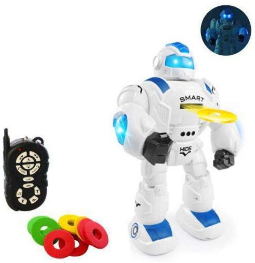 Robô Com Controle Remoto Iron Soldier Azul Havan Toys - DIVERSOS