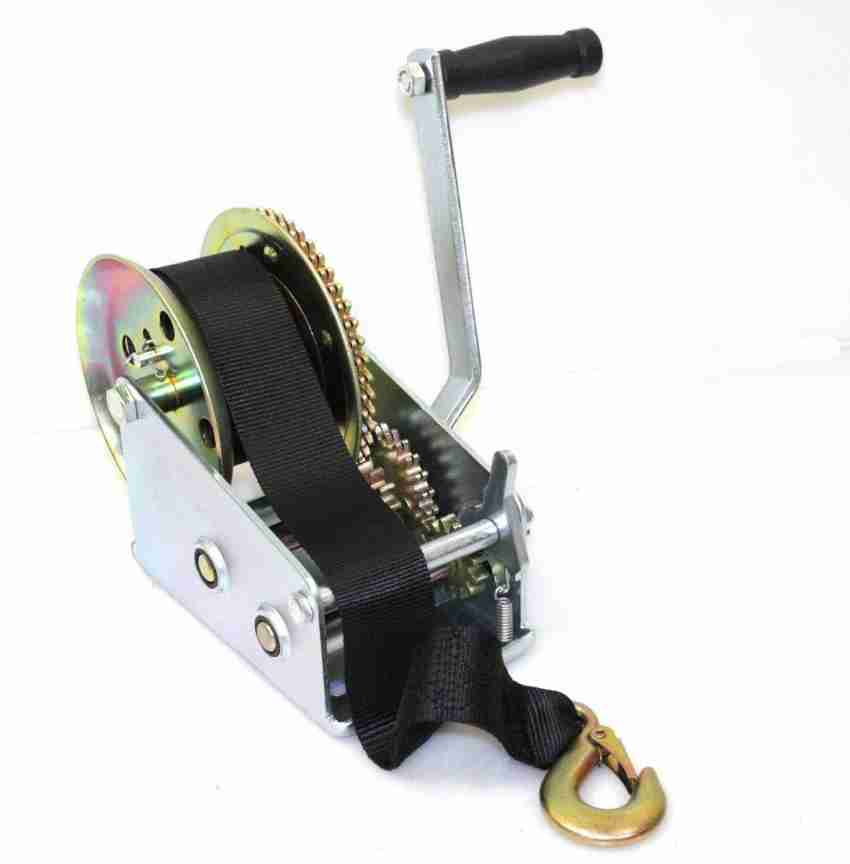Breewell Hand Crank Strap Gear Winch 1200 lbs 545 Kg Hand Winches with  Nylon Strap for Boat Trailer Auto Manual Lifting Sling Tool 10 m Towing  Cable Price in India - Buy Breewell Hand Crank Strap Gear Winch 1200 lbs  545 Kg Hand Winches with