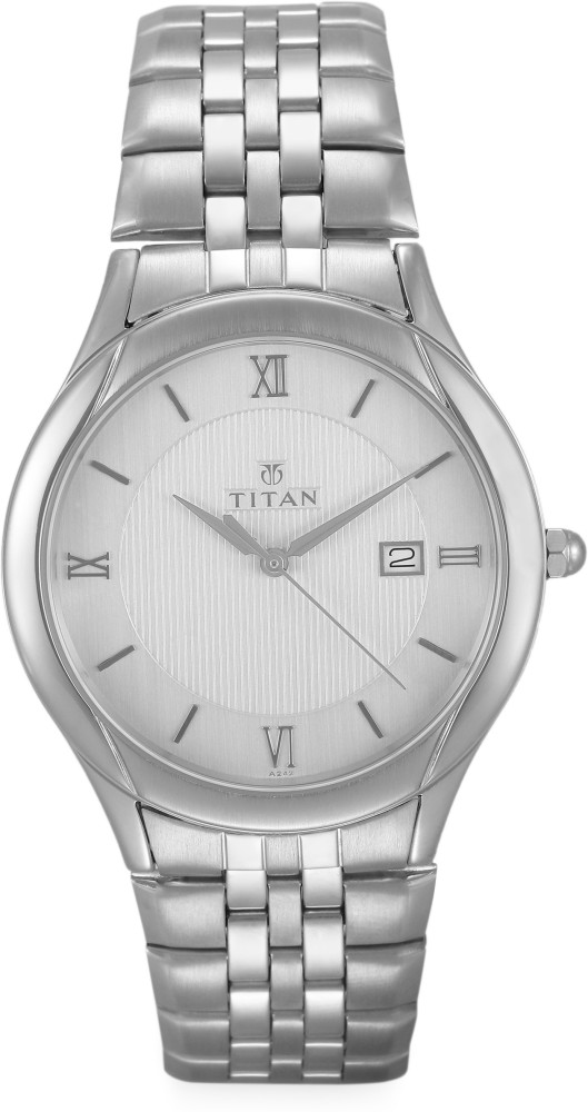 Titan NQ1494SM01 Steel Analog Watch For Men Buy Titan