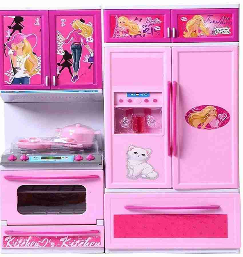 Kitchen set on sale with doll