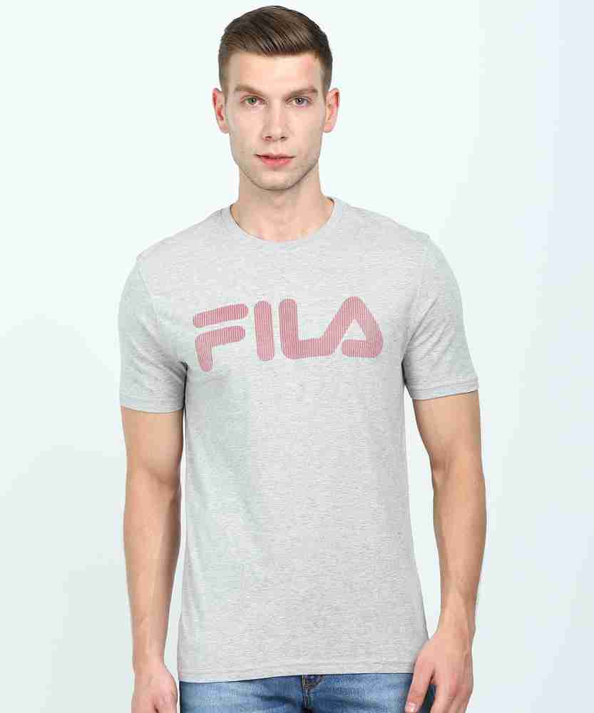 Fila grey t shirt new arrivals