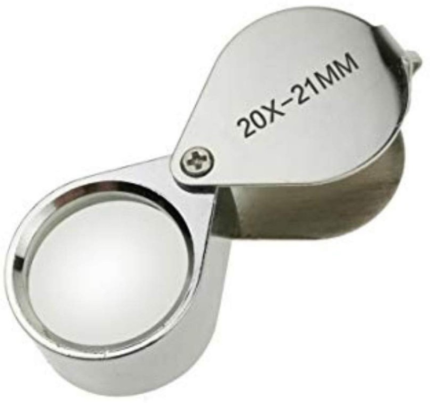3x Magnifying Glass Jewelers Eye Loupe,10X/20X/30X Pocket Jewelry Loop  Magnifier