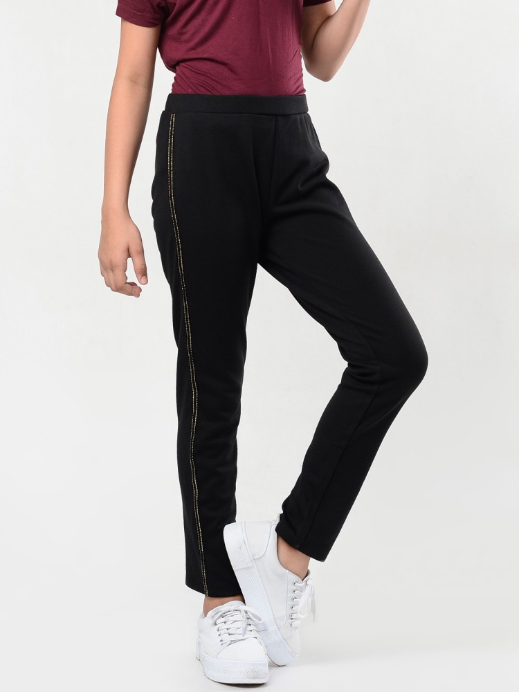 MS BOTTOM Regular Fit Girls Black Trousers  Buy MS BOTTOM Regular Fit Girls  Black Trousers Online at Best Prices in India  Flipkartcom