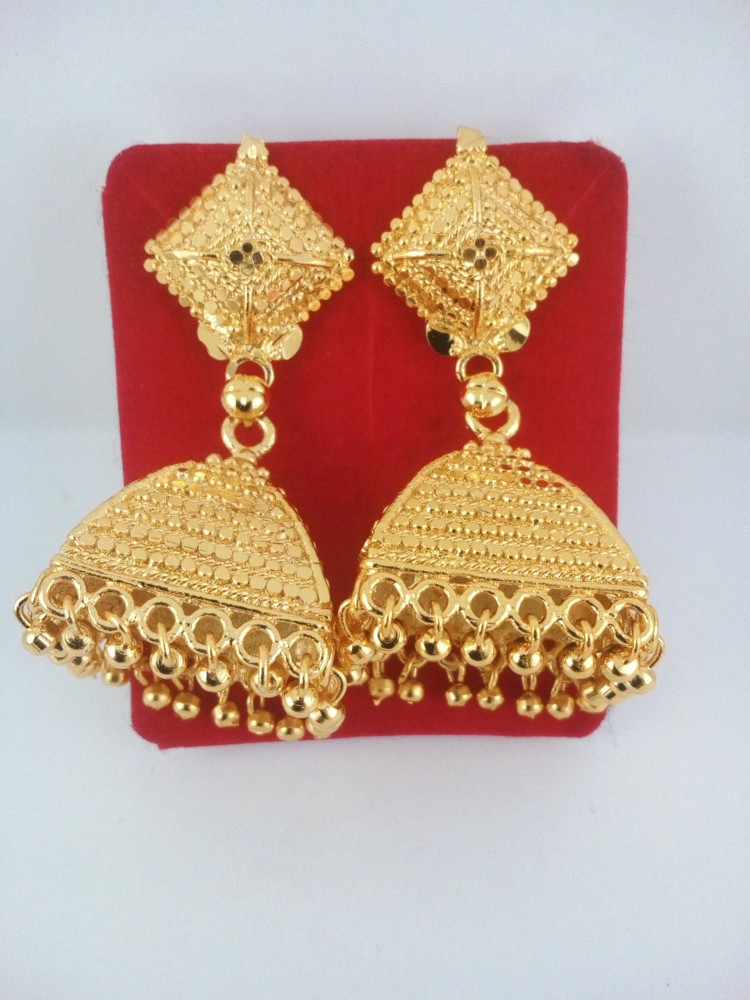 Rold gold sale earrings designs