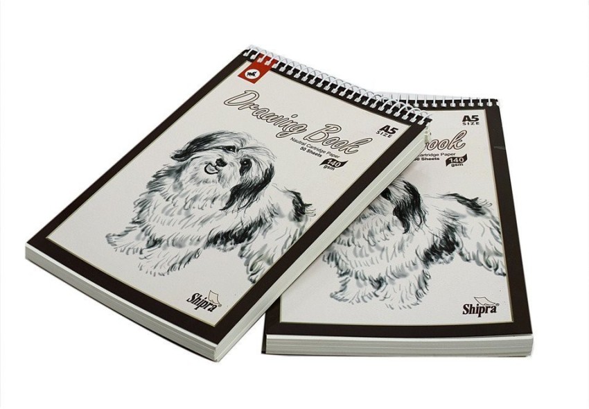 Shipra A5 sketch book+Camlin drawing pencil set of 6 Sketch Pad Price in  India - Buy Shipra A5 sketch book+Camlin drawing pencil set of 6 Sketch Pad  online at
