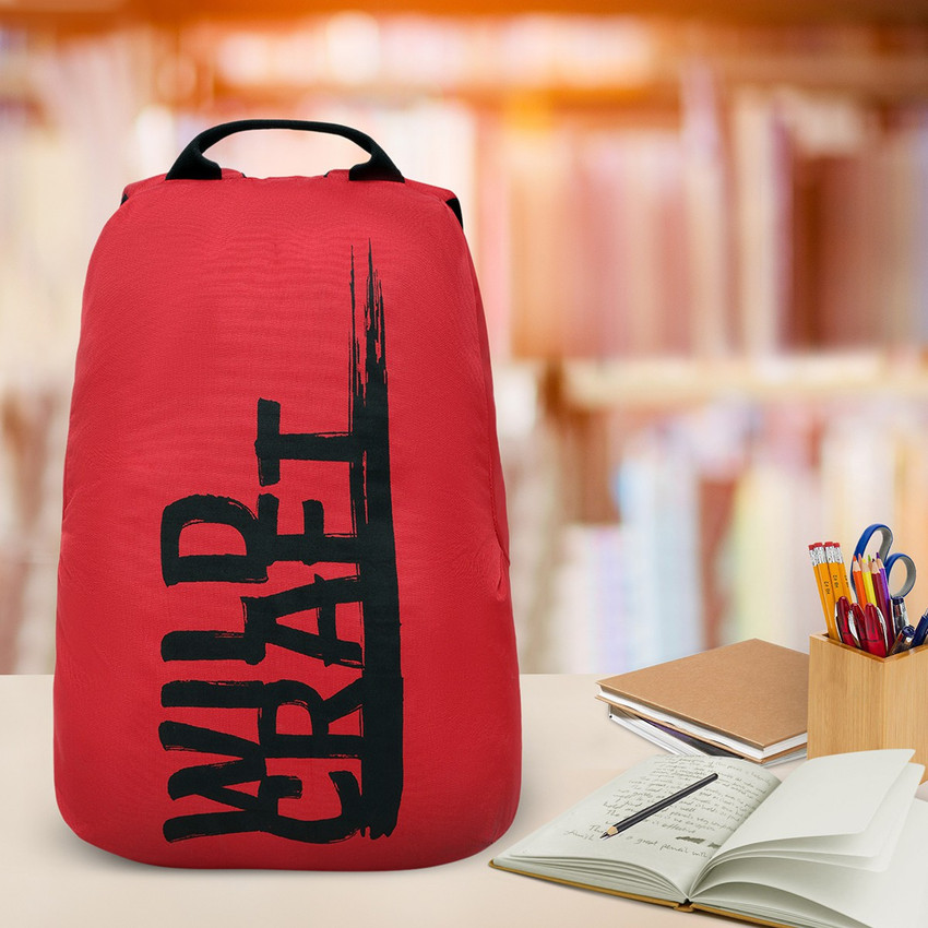 Buy Wildcraft Nylon Red Laptop Bag (8903338038788) at