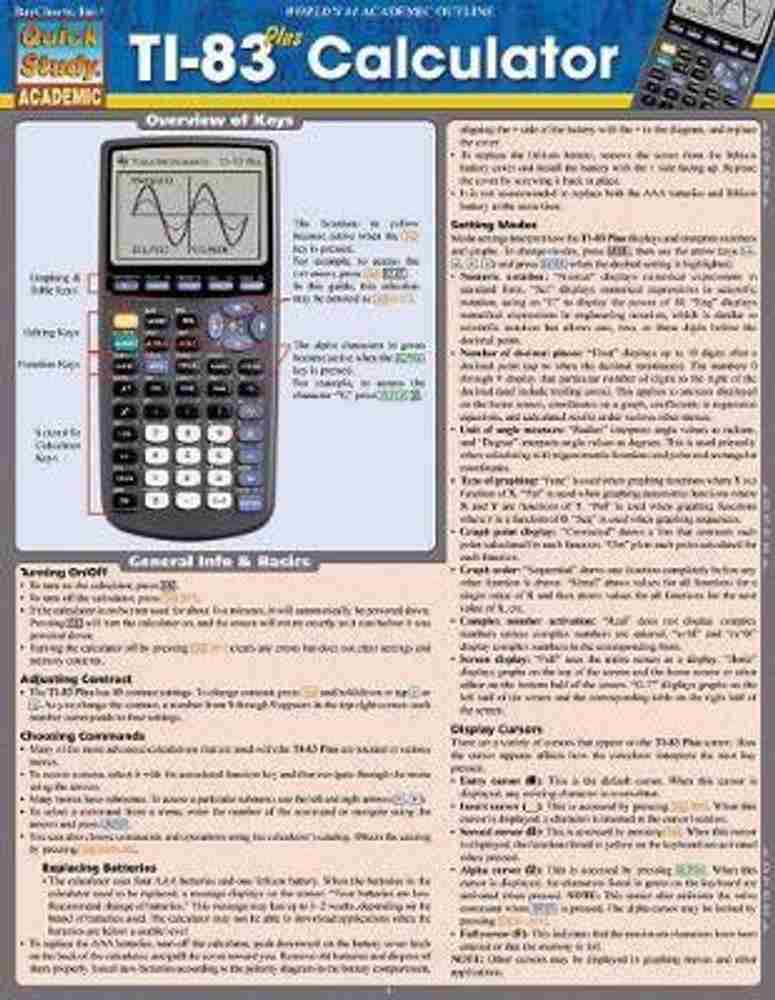 Ti 83 plus store calculator