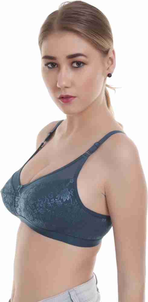 Alishan Women's Net Floral Non Padded Everyday Bra – Online Shopping site  in India