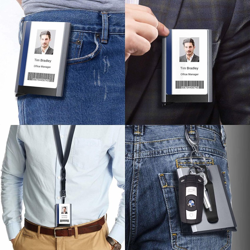 Lanyard With Pen And ID Badge Holder All In One Neck, 57% OFF