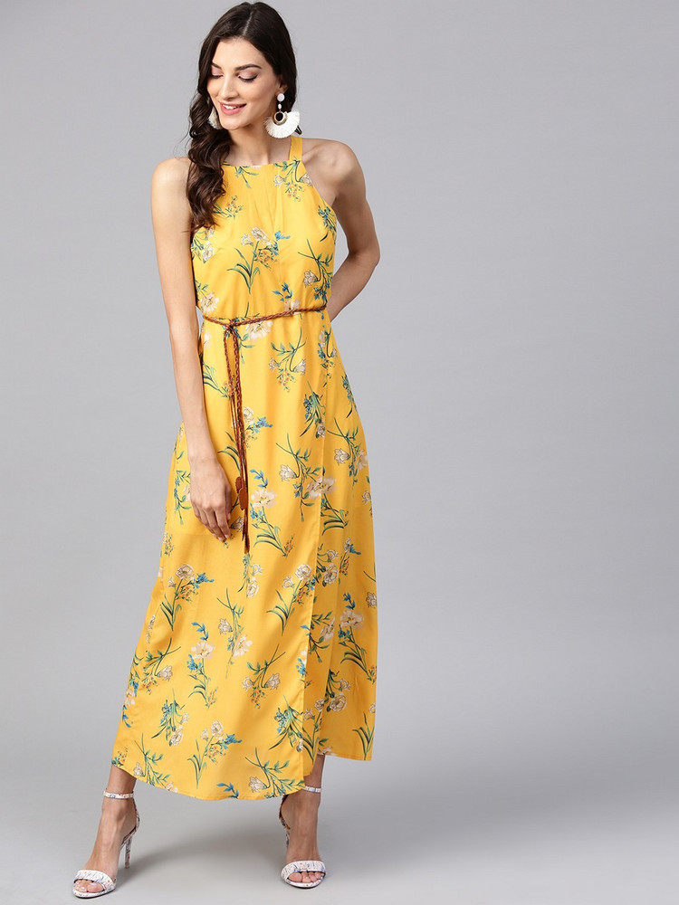 Zima leto mustard sales dress