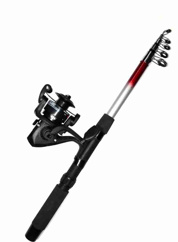 Brighht Fishing Telescoping Rod with Reel JM200 2.1MTR Telescopic