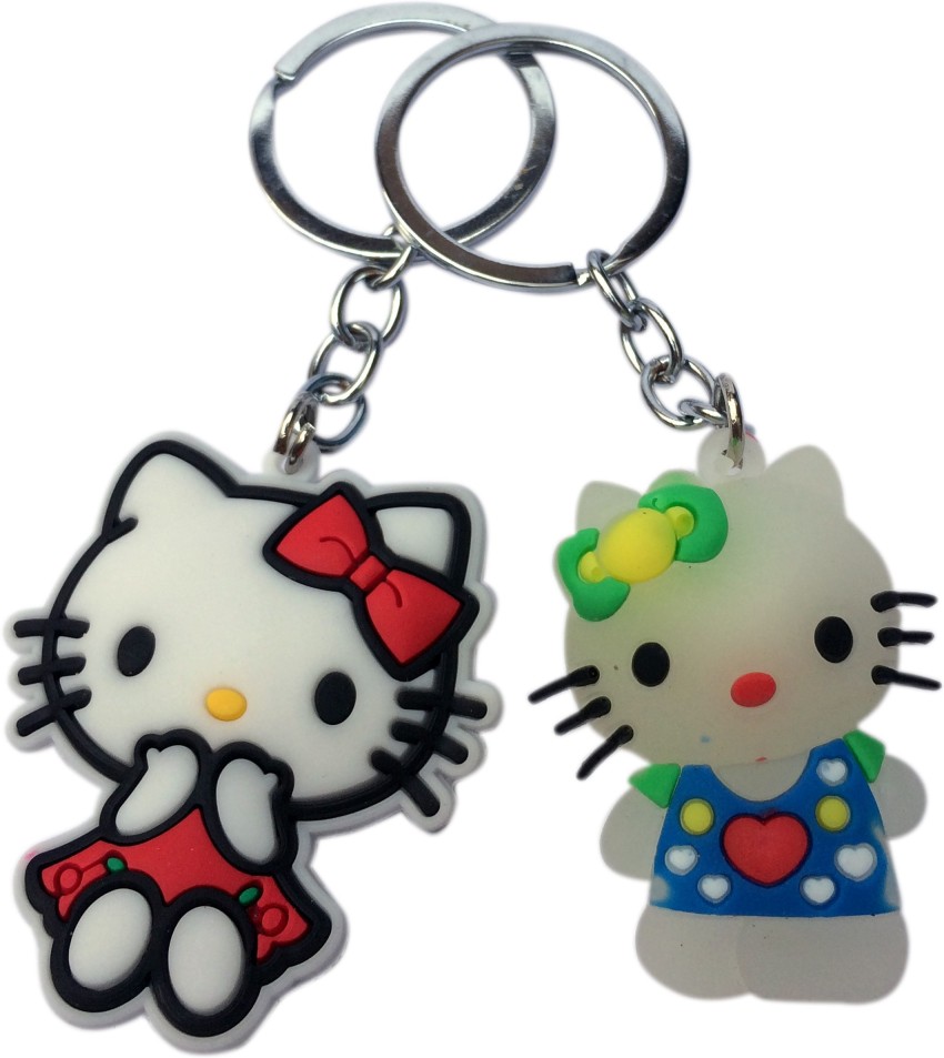 52% OFF on ShopTop Double sided rubber keychain with Key Hook Key