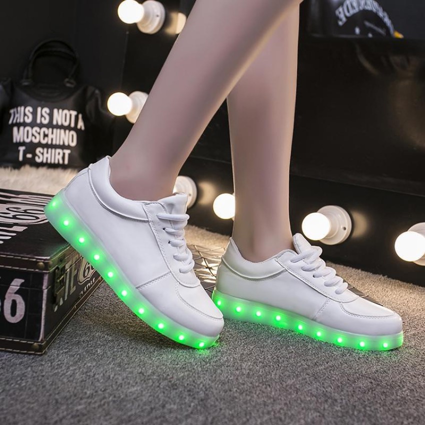 7 Colors luminous shoes unisex LED glow shoe men & women fashion USB r