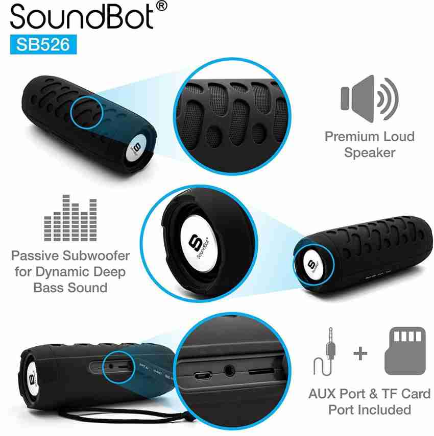 Soundbot sb525 bluetooth 4.0 wireless hot sale speaker with usb charging port