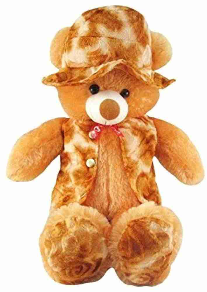 Ktkashish Toys Soft Stuffed Brown Jacket Teddy Bear 12 inch Soft