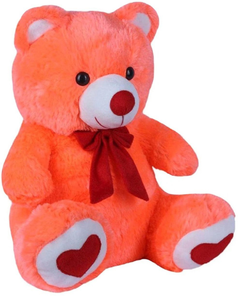 Orange teddy bear best sale