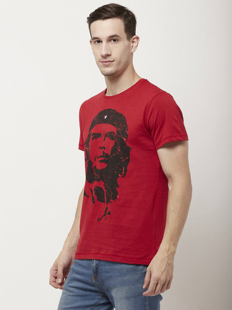 Che Guevara By Free Authority Graphic Print Men Round Neck Red T Shirt Buy Che Guevara By Free Authority Graphic Print Men Round Neck Red T Shirt Online at Best Prices in India