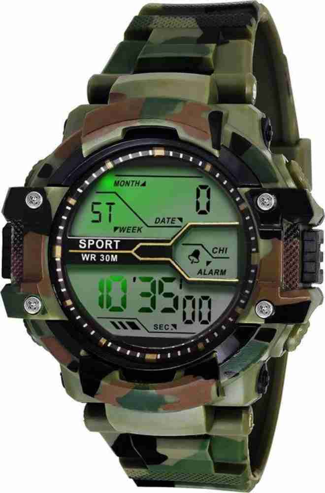 Watch army colour top