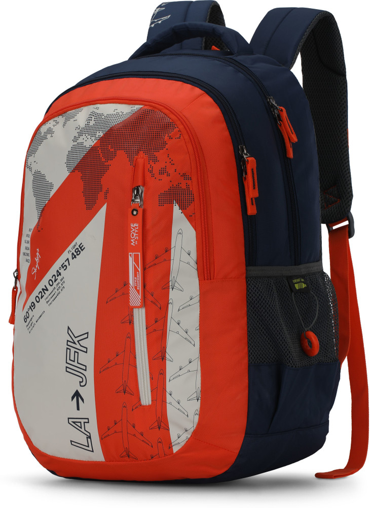 SKYBAGS FIGO PLUS 03 BACKPACK ORANGE 34 L Backpack Orange Price in India Flipkart
