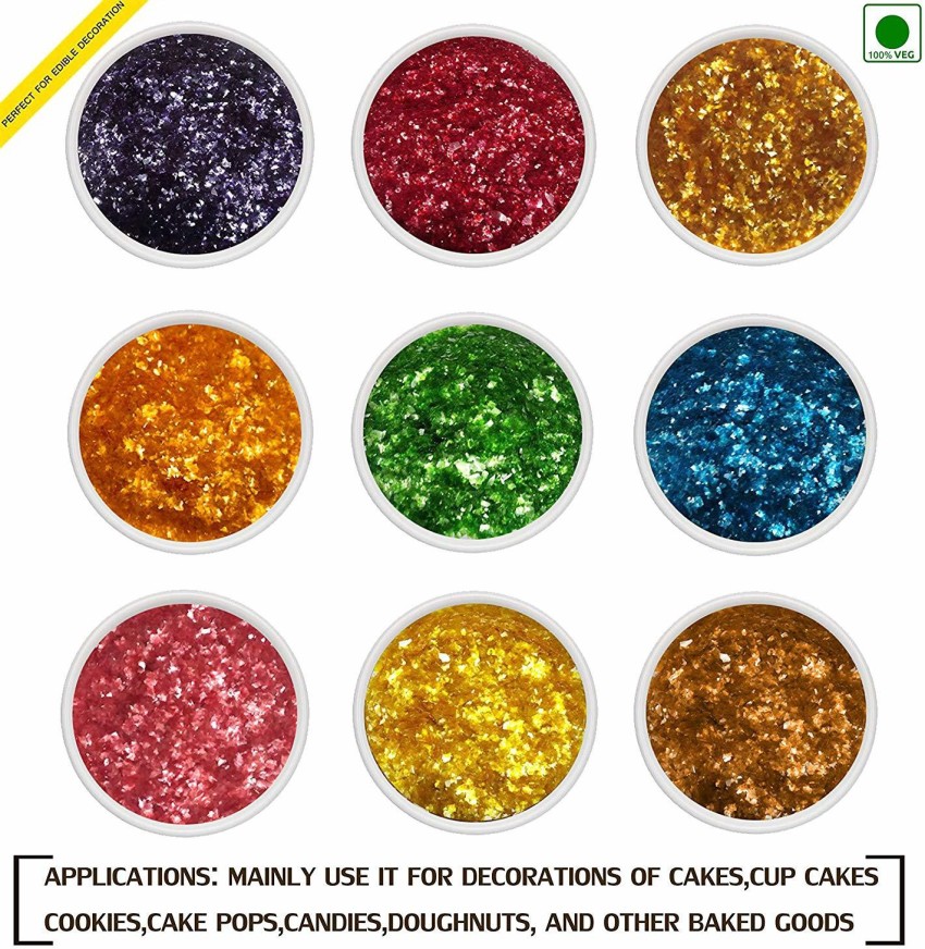 EDIBLE GLITTER MULTI COLOUR Glitters Price in India - Buy EDIBLE