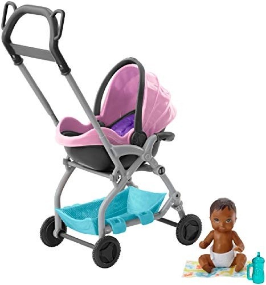 BARBIE Skipper Babysitters Inc. Pink Stroller Playset Skipper