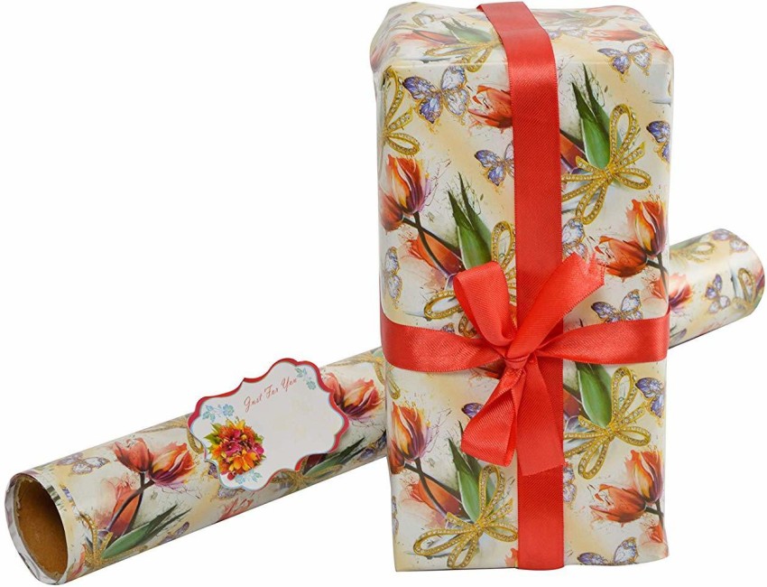 Elegant Casa Floral Print Gift Wrapping Paper, Multicolour Gifts Wrap Roll,  Printed Sheet for Birthdays, Christmas Floral Gift Wrapping Paper Paper  Gift Wrapper Price in India - Buy Elegant Casa Floral Print