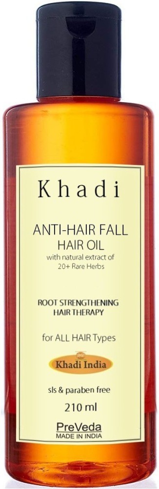 PreVeda Khadi Anti Hair fall Oil for fast hair growth with natural & herbal  best oils Hair Oil - Price in India, Buy PreVeda Khadi Anti Hair fall Oil  for fast hair