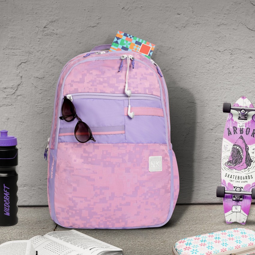 Pink on sale purple backpack