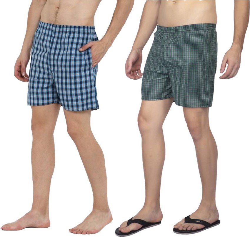 Amogue Checkered Men Boxer - Buy Amogue Checkered Men Boxer Online at Best  Prices in India