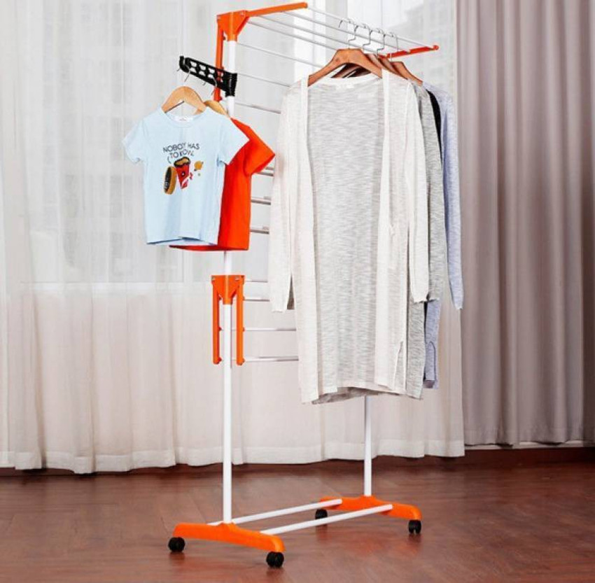 Steel floor cloth dryer stand deals