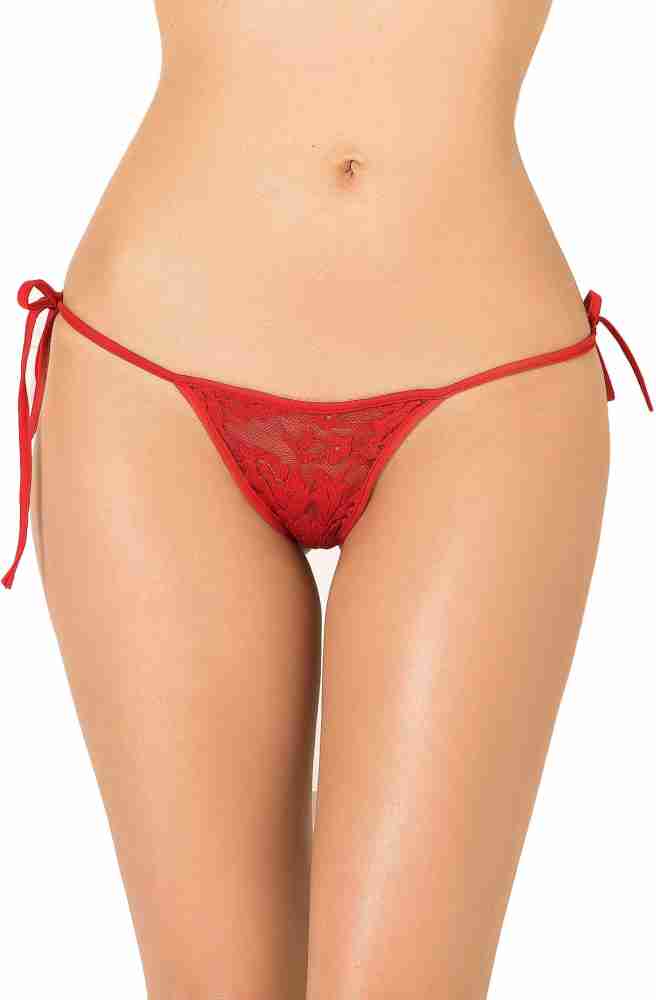 Nimra Fashion Women Thong Red Panty - Buy Nimra Fashion Women