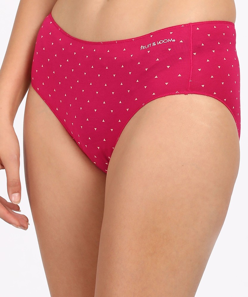 FRUIT OF THE LOOM Women Hipster Pink Panty - Buy FRUIT OF THE LOOM