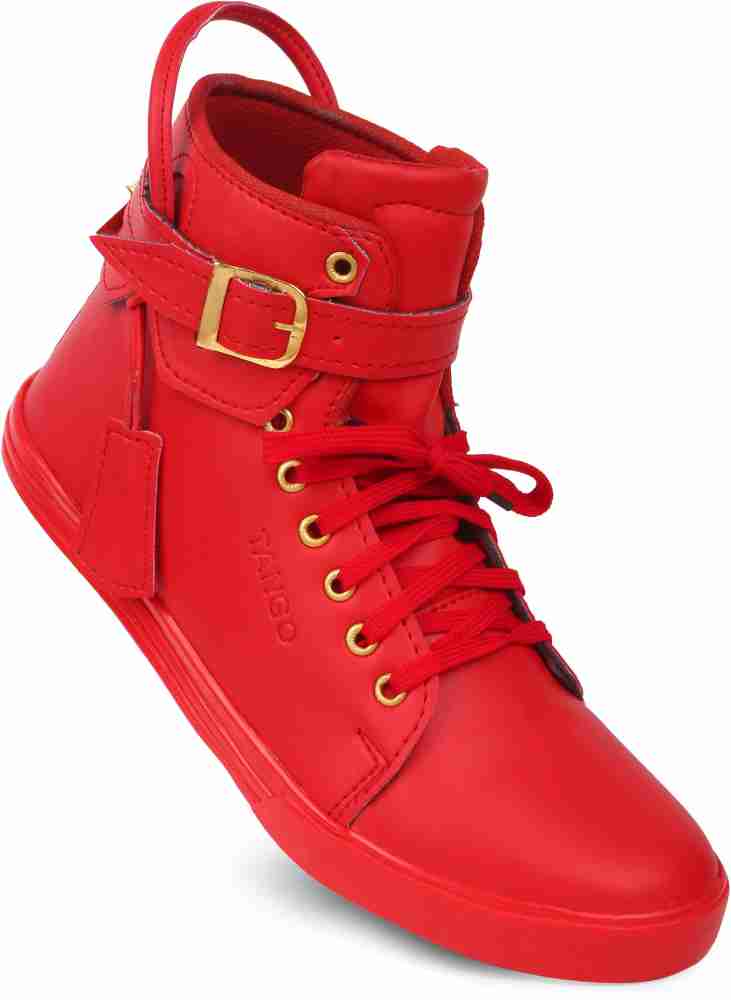 Dance Shoes - Glitter Low-top Dance Sneakers - Red - 10cm - WL6040