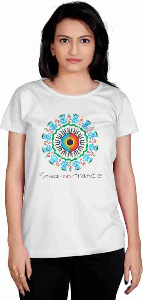 TANTRA Round Neck White T-Shirt - Buy Printed Women Round Neck White T-Shirt Online at Best Prices in India | Flipkart.com