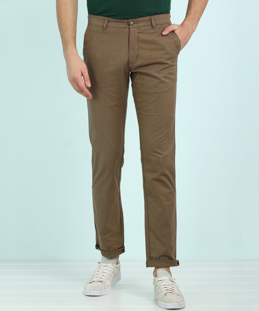 Professional Brown Color Plain Cotton Trouser