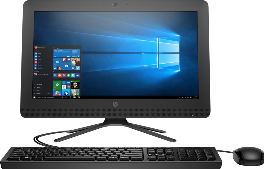 HP All-in-One Entertainment PC Celeron Dual Core (4 GB DDR4/1 TB/Windows 10  Home/19.5 Inch Screen/id:20-c417in)