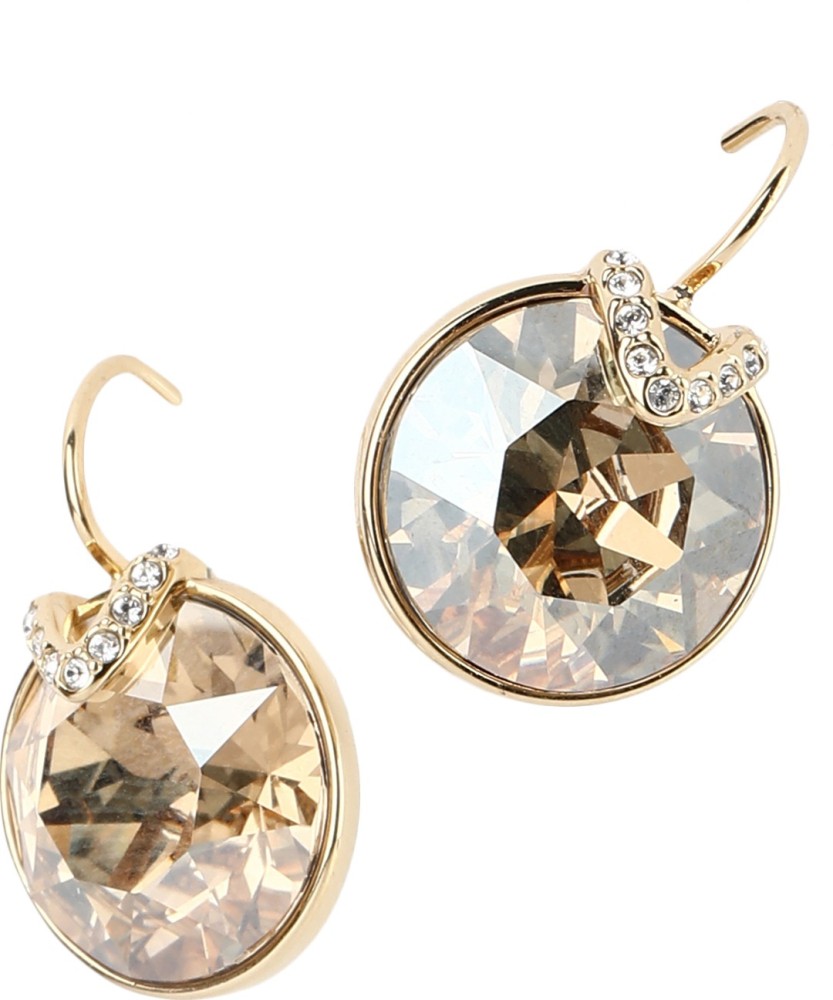Silver Swarovski earringsBuy Fashion jewellery in indiaZevarking  Zevar  King