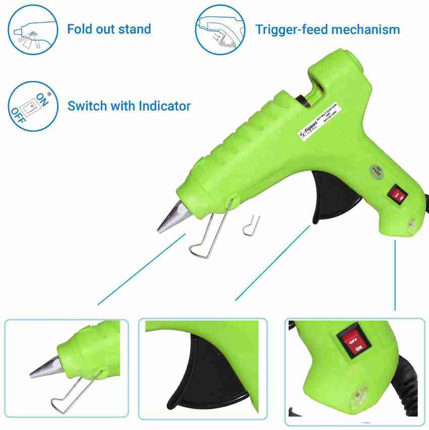 Flipkart SmartBuy 40W With 5 Glitter SticksHot Melt Glue gun Green
