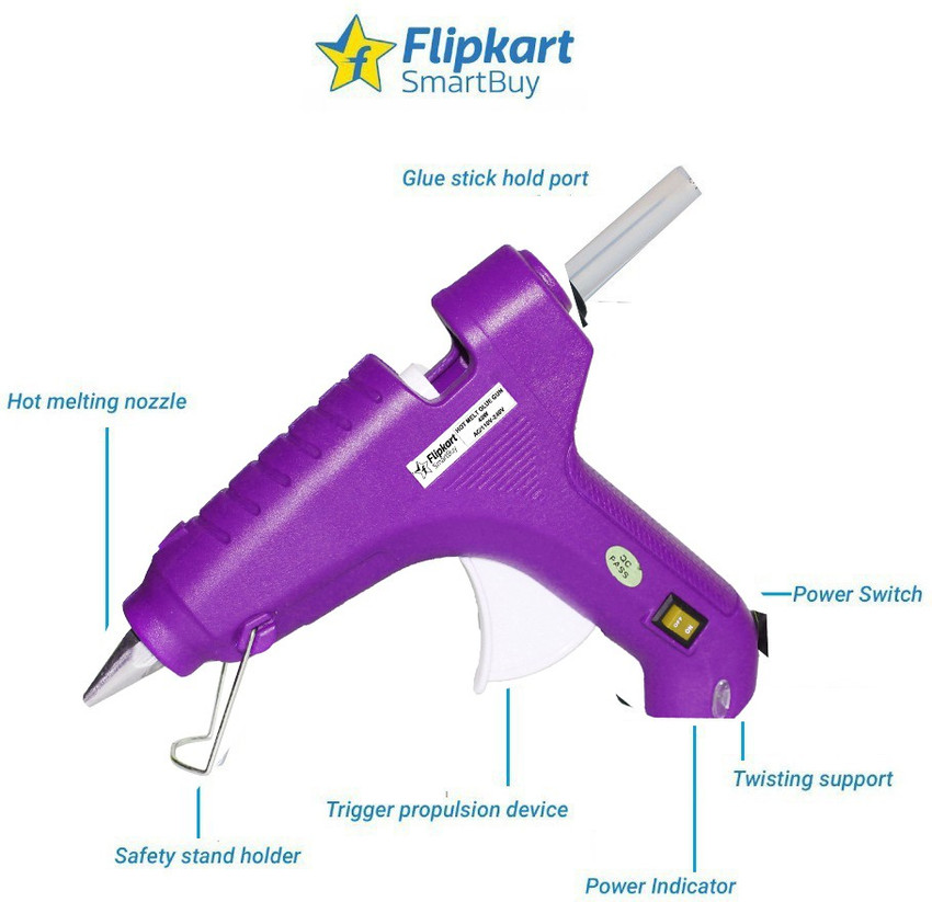 Flipkart SmartBuy 40W With 5 Glue Sticks Hot Melt Glue gun Purple