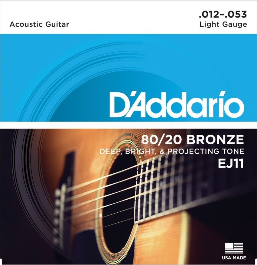 D ADDARIO Acoustic EJ11 Guitar String Price in India Buy D