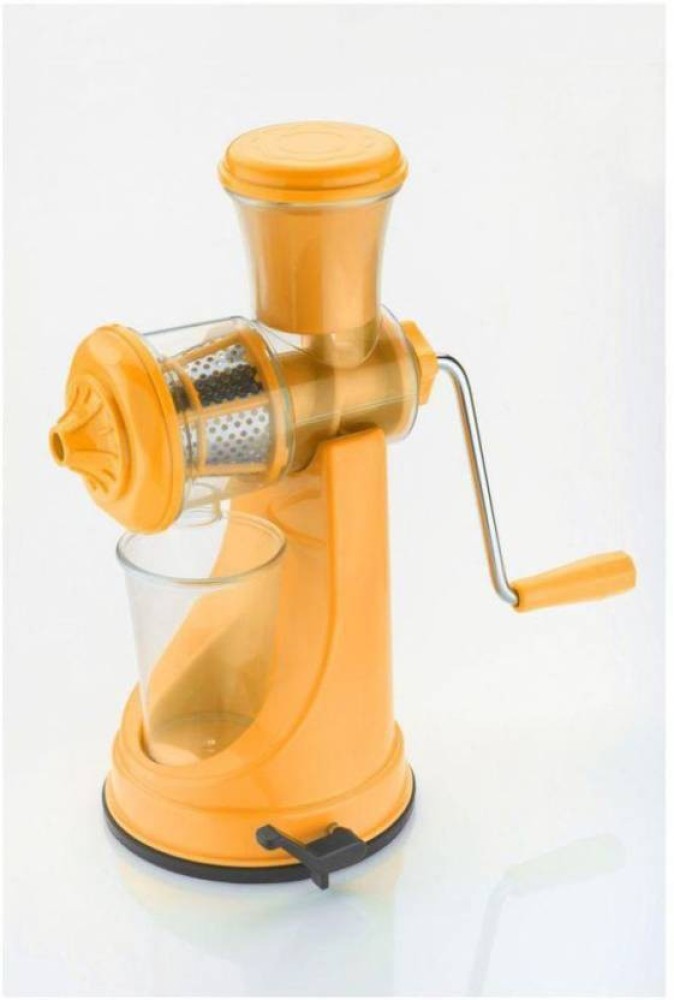 MOONZA Plastic Mini Juicer Machine, Juice Maker Machine for Home, Deluxe  Fruit & Vegetable Manual Juicer with with Steel Handle Hand Juicer Price in  India - Buy MOONZA Plastic Mini Juicer Machine