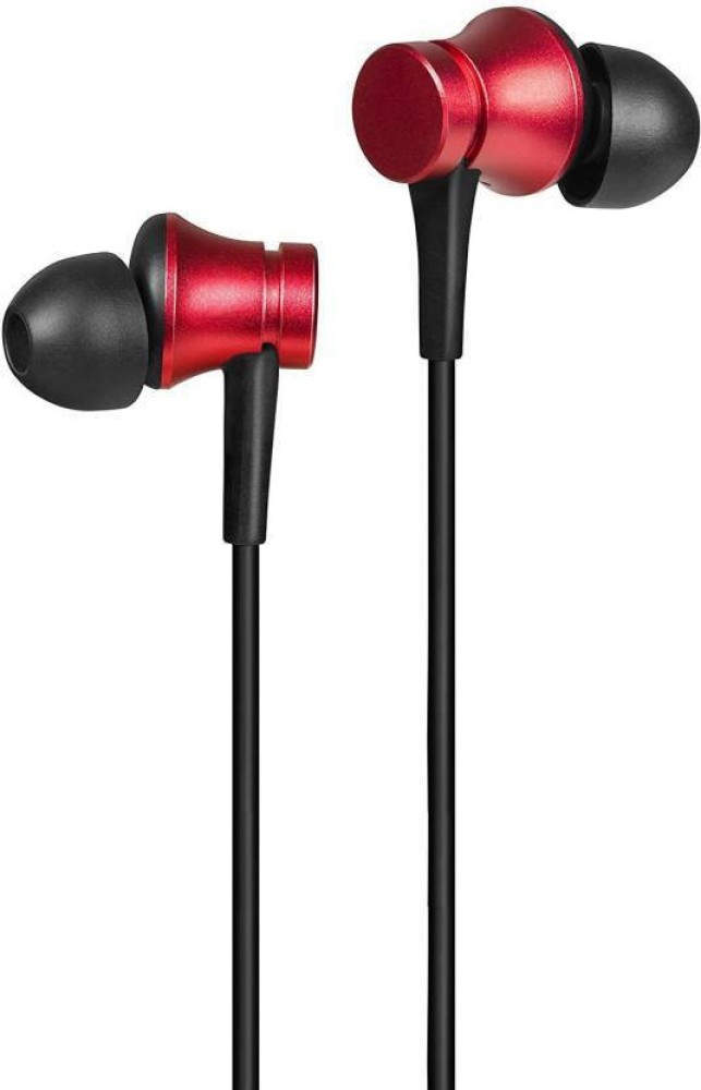 Redmi discount earphones red