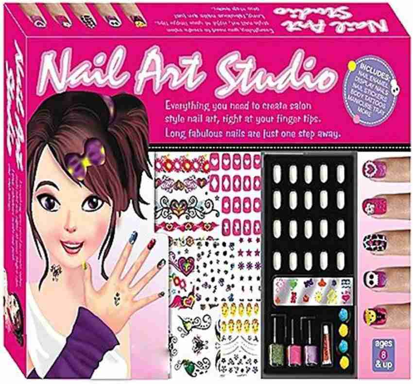 Nail art kit for girls sales